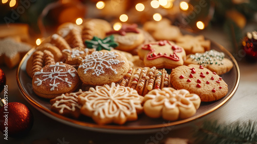 Alluring Christmas Cookie Spread with Festive Treats