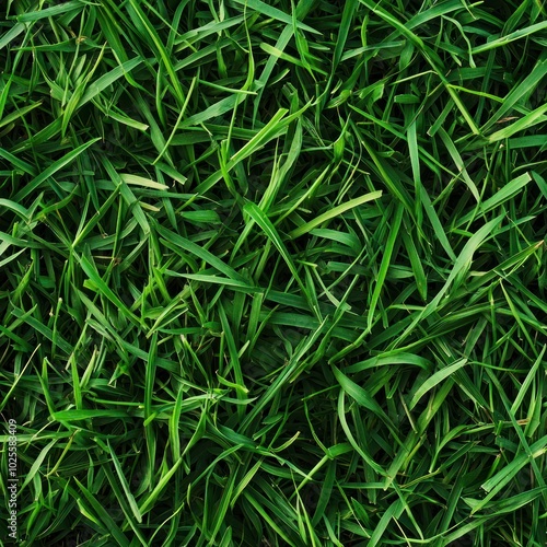 Green grass close-up creating a fresh and natural background