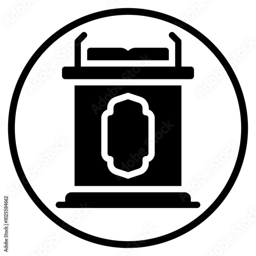 pulpit glyph icon