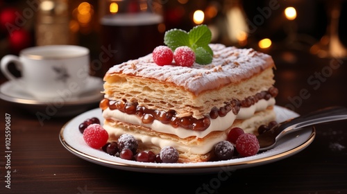 Authentic French Christmas Cake A Holiday Favorite in French Bakeries