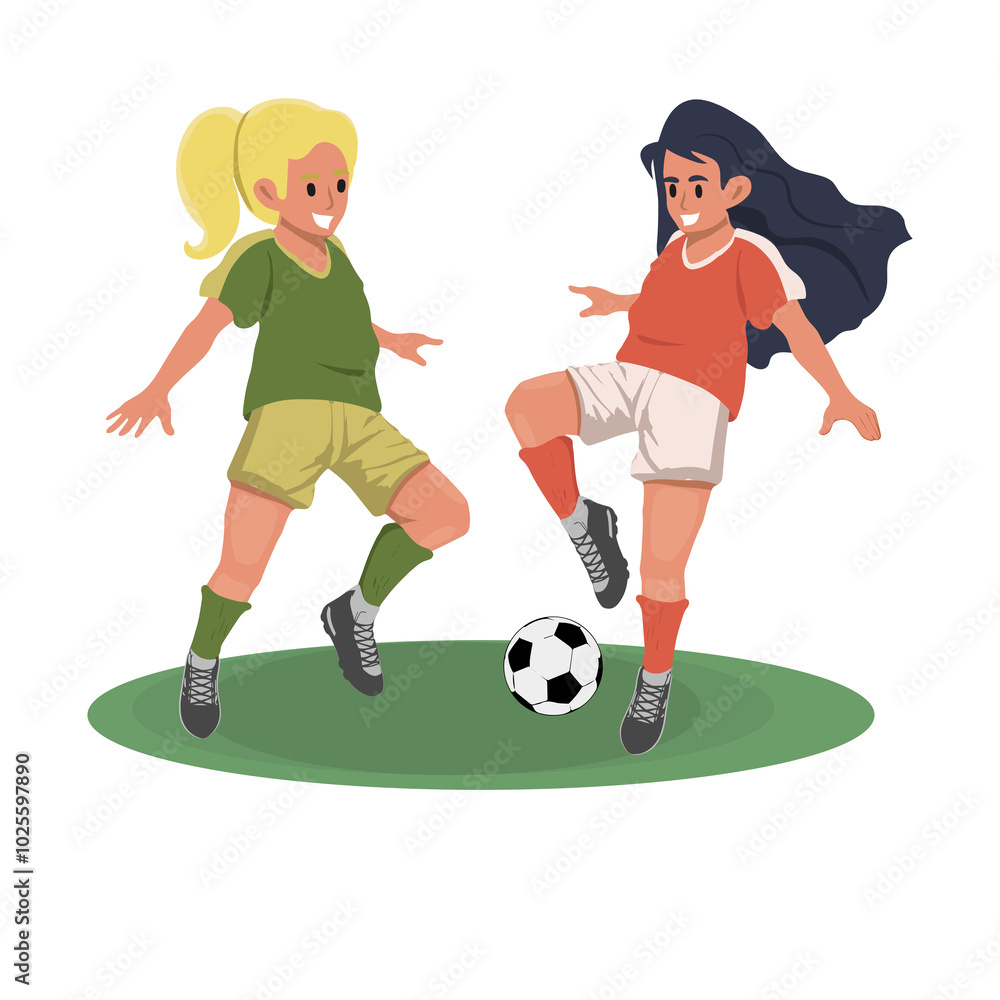 Obraz premium girls and women in various situations