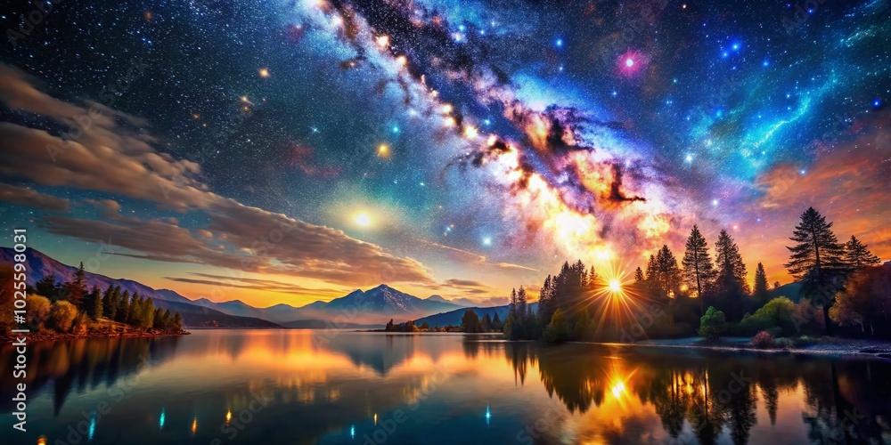 Hold the Beauty of Stardust and Magic in Your Hands for a Mystical Experience in Your Imagination and Hold the Beauty of Stardust and Magic in Your Hands for a Mystical Experience in Your Imagination and