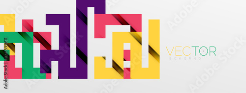 Color bend lines with shadow texture effect. Vector Illustration For Wallpaper, Banner, Background, Card, Book Illustration, landing page