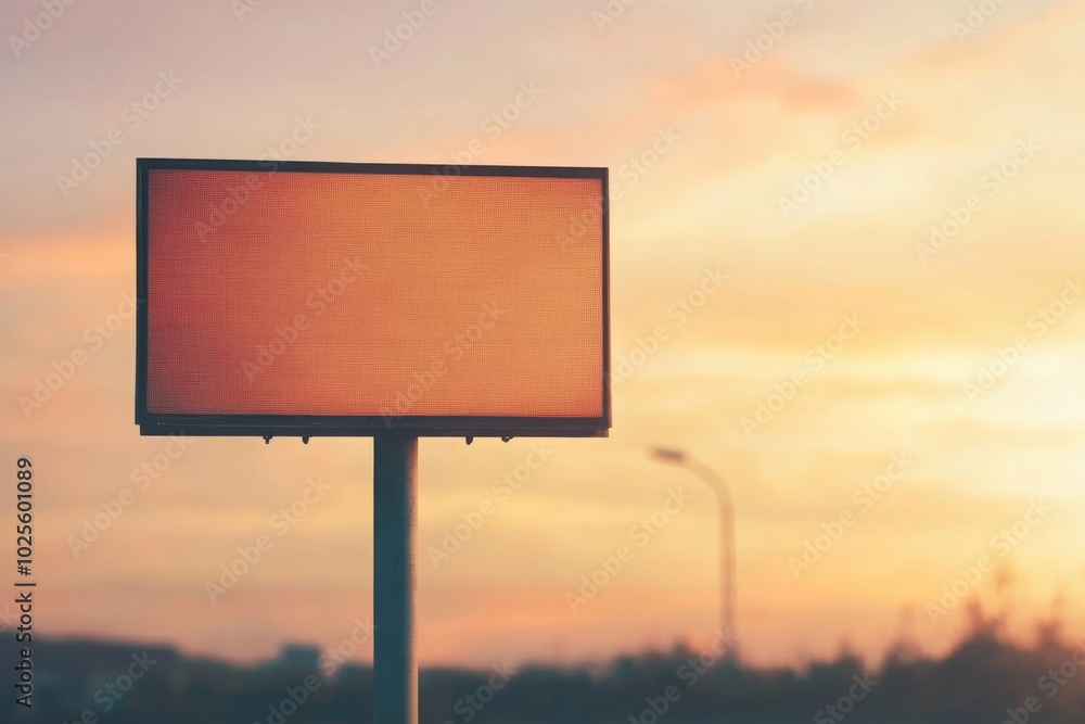 Blank highway sign, with copy space Blank highway sign, with copy space