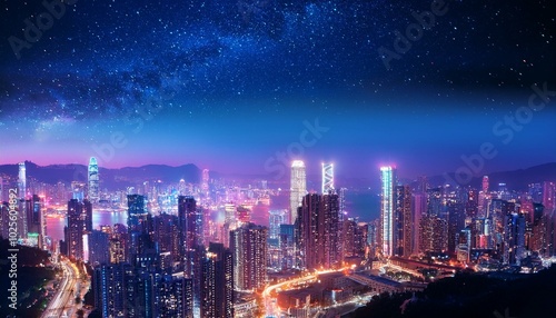 Wallpaper Mural Colorful lights dance across historic buildings.   Torontodigital.ca