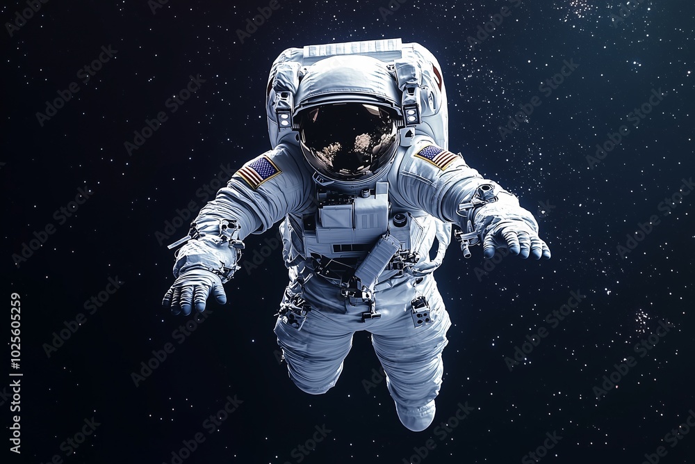 Fototapeta premium astronaut in space