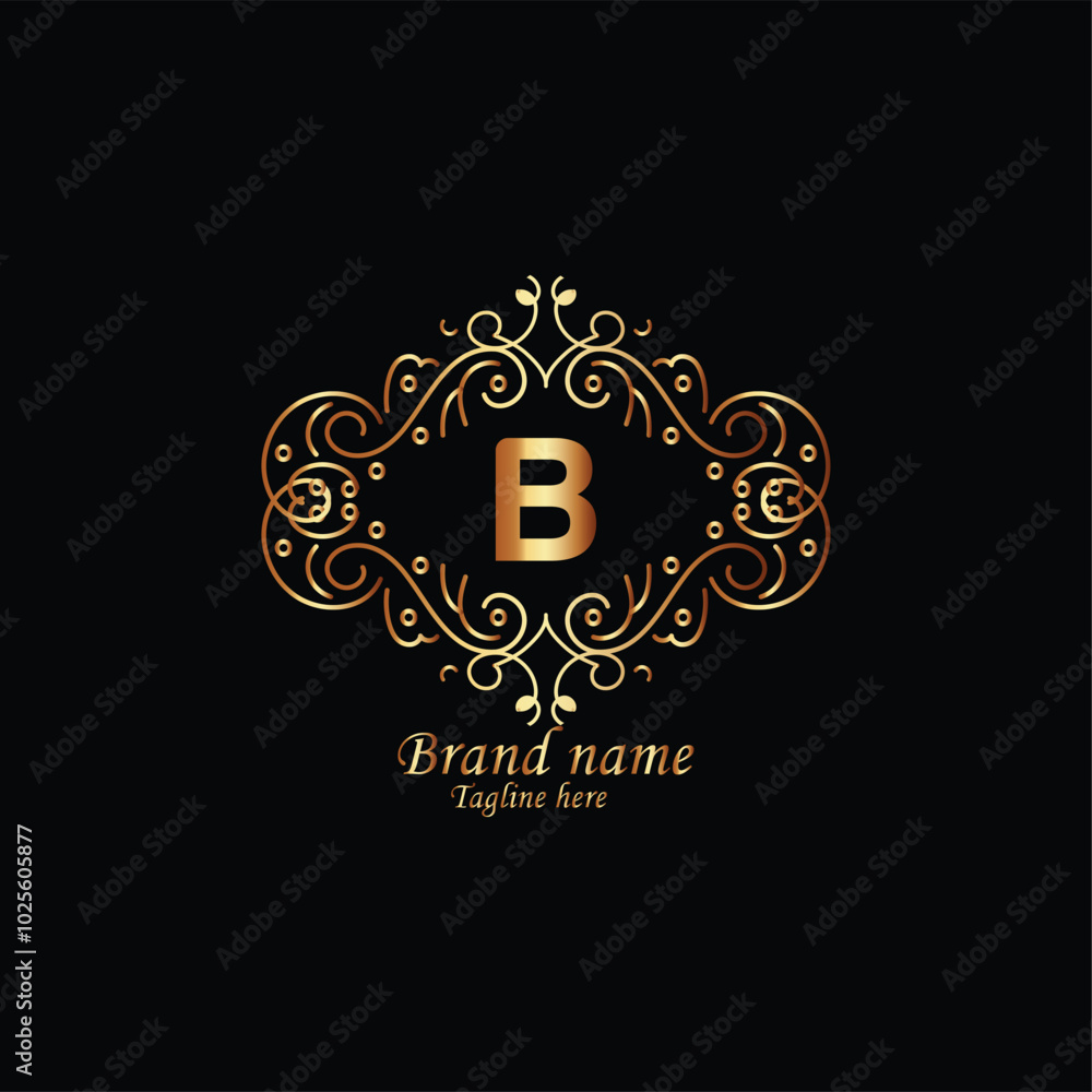 creative initial b latter logo design with modern business vector template, luxury b latter logo , creative isolate b monogram latter logo , crow logo , royal logo with golden color and new design creative initial b latter logo design with modern business vector template, luxury b latter logo , creative isolate b monogram latter logo , crow logo , royal logo with golden color and new design