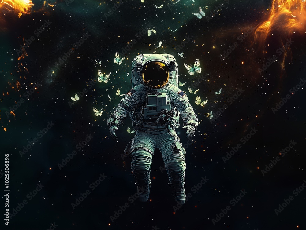 astronaut in space astronaut in space