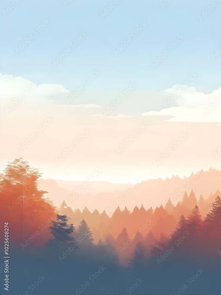 Obraz premium Autumn landscape background
