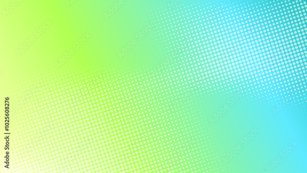 Halftone with gradient background. Blue green yellow gradient wallpaper. Halftone with gradient background. Blue green yellow gradient wallpaper.