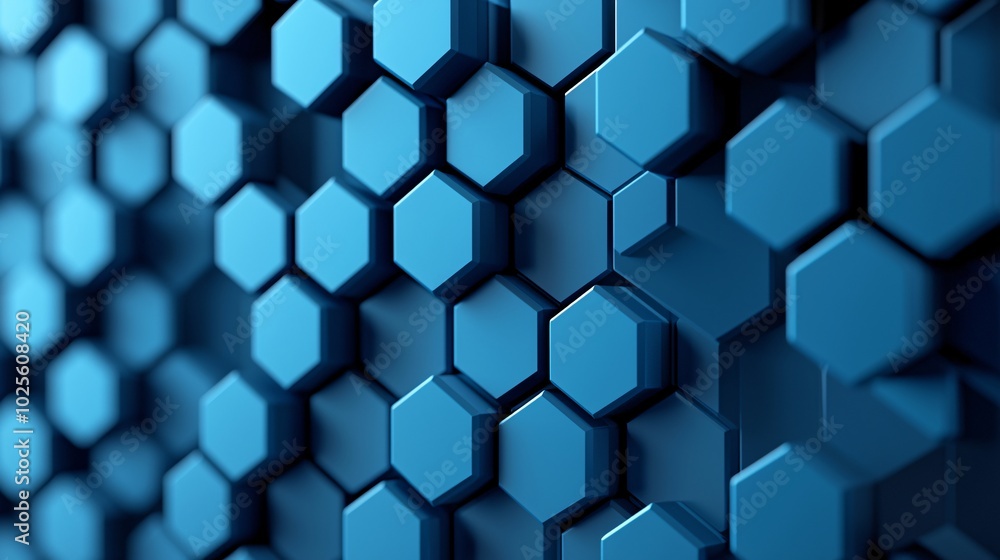 Ethereal Blue Hexagon Mesh on Black Background in Studio Setting Ethereal Blue Hexagon Mesh on Black Background in Studio Setting