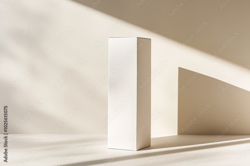 white mock up package box by generative ai white mock up package box by generative ai