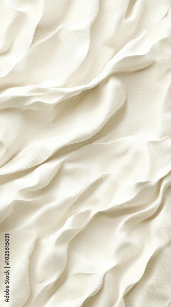 Creamy Draped Fabric: A Textural Masterpiece Creamy Draped Fabric: A Textural Masterpiece