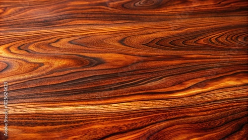 Elegant and sophisticated rosewood wood texture background with glossy varnished finish at a tilted angle