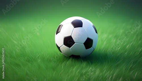 Soccer ball featuring detailed stitching and a classic design