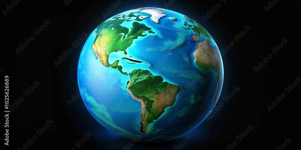 A glowing blue sphere, a representation of our planet, with continents in green and blue oceans, evokes a sense of wonder and fragility. A glowing blue sphere, a representation of our planet, with continents in green and blue oceans, evokes a sense of wonder and fragility.