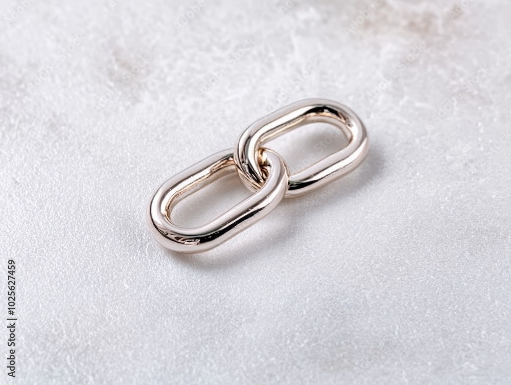 Elegant silver chain link jewelry accessory Elegant silver chain link jewelry accessory