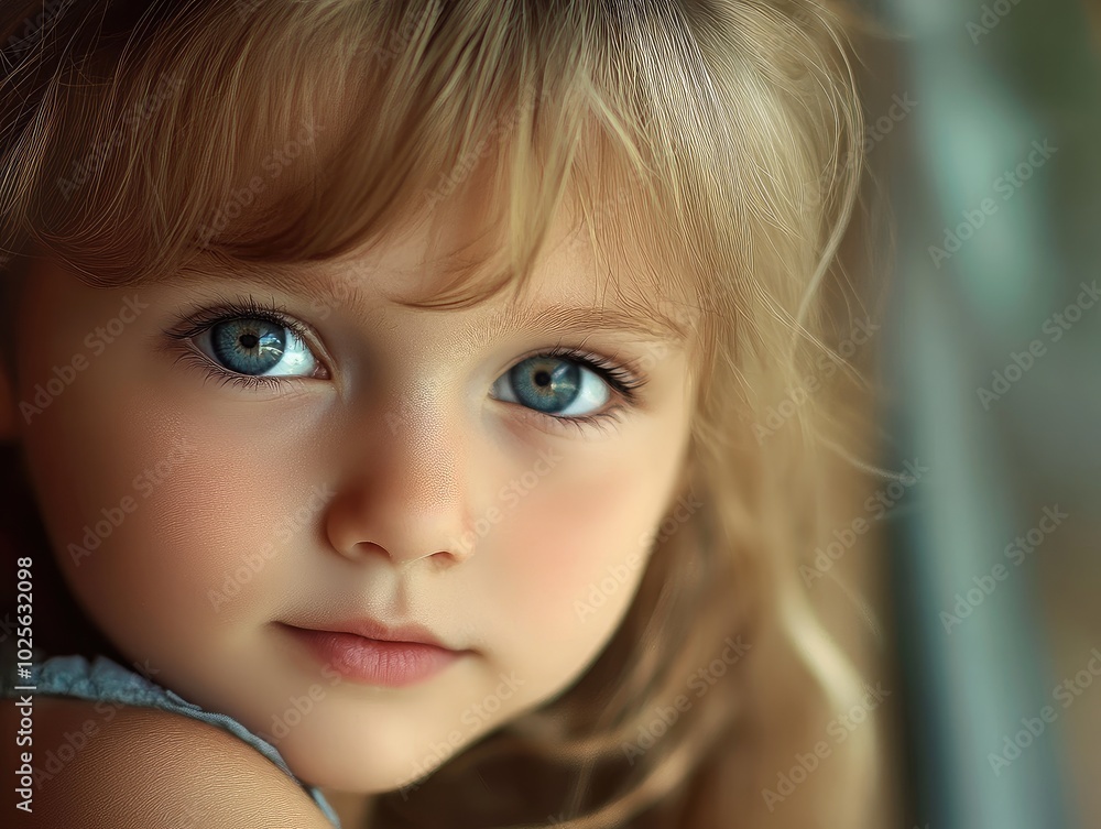 portrait of a little girl portrait of a little girl