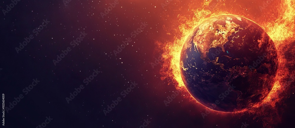 Burning Planet: A Visual Representation of Climate Change Burning Planet: A Visual Representation of Climate Change