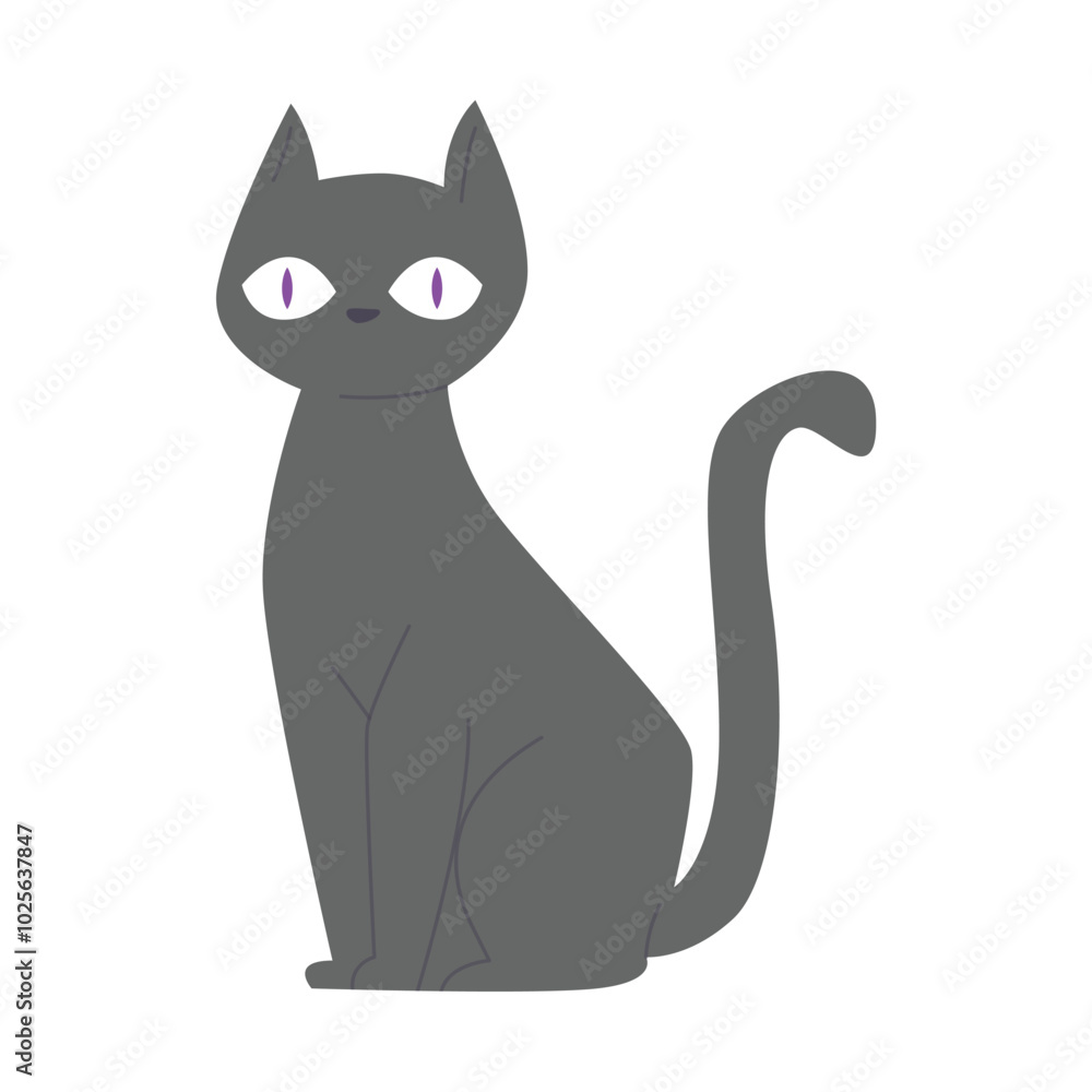 Fototapeta premium Playful Domestic Cats in Various Cute Poses