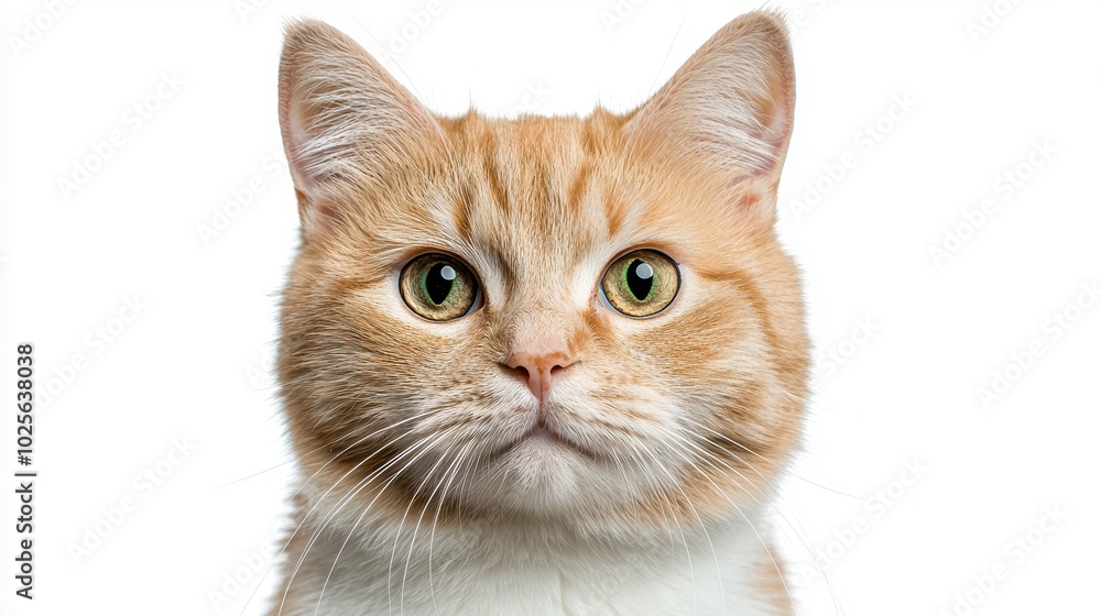 close-up portrait of a cute domestic cat close-up portrait of a cute domestic cat