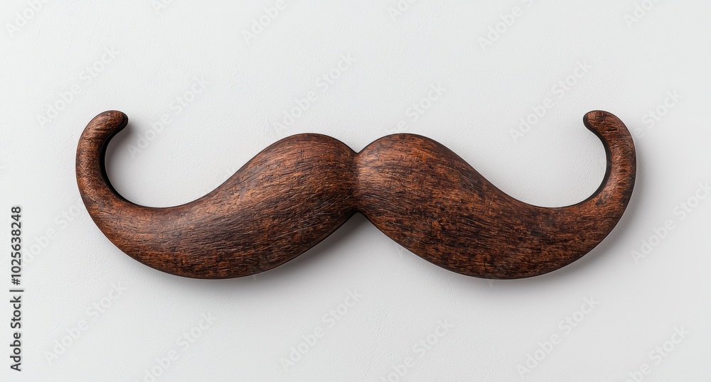 Wooden mustache decoration Wooden mustache decoration