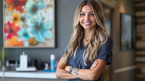 A dentist specializing in holistic care, combining traditional dental practices with natural and integrative health approaches, ideal for patients seeking alternative health treatments. Free Download A dentist specializing in holistic care, combining traditional dental practices with natural and integrative health approaches, ideal for patients seeking alternative health treatments. - GFXLoad