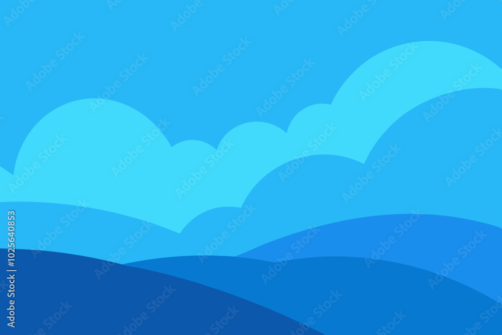 Serene Blue Horizon with Abstract Waves Background Design - Peaceful Vector Illustration for Modern Graphic Projects
Serene Blue Horizon with Abstract Waves Background Design - Peaceful Vector Illustration for Modern Graphic Projects