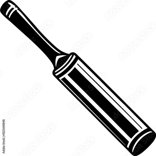 cricket bat vector illustration on a white background
