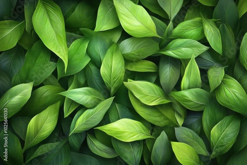 Vibrant Green Foliage: A Lush Tapestry of Nature's Beauty