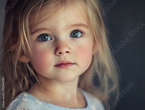 portrait of a little girl