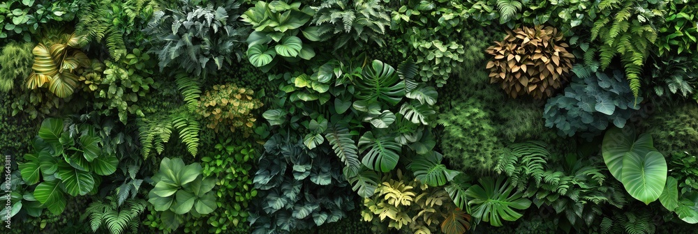 Lush Green Plants Wall Texture Banner, Vertical Garden with Ferns, Moss, and Vibrant Foliage, Perfect for Natural Decor and Design Backdrops Lush Green Plants Wall Texture Banner, Vertical Garden with Ferns, Moss, and Vibrant Foliage, Perfect for Natural Decor and Design Backdrops