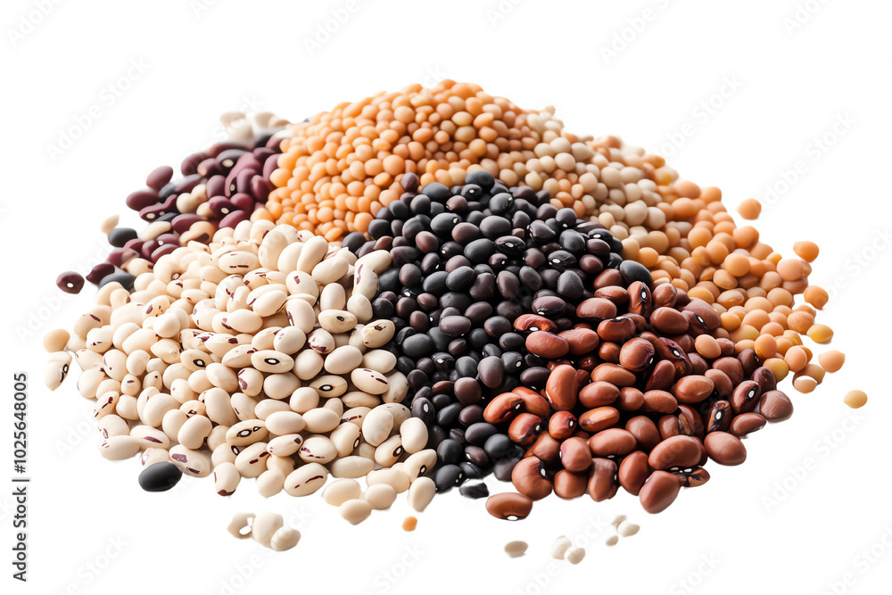 A Symphony of Legumes: A vibrant and diverse collection of lentils, beans, and peas, showcasing the rich textures and colors of these nutritious legumes. A Symphony of Legumes: A vibrant and diverse collection of lentils, beans, and peas, showcasing the rich textures and colors of these nutritious legumes.