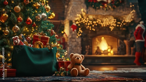 The Christmas Tree with Bear