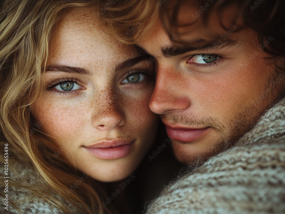 Great picture of two people, one trying to kiss the other. Great picture of two people, one trying to kiss the other.