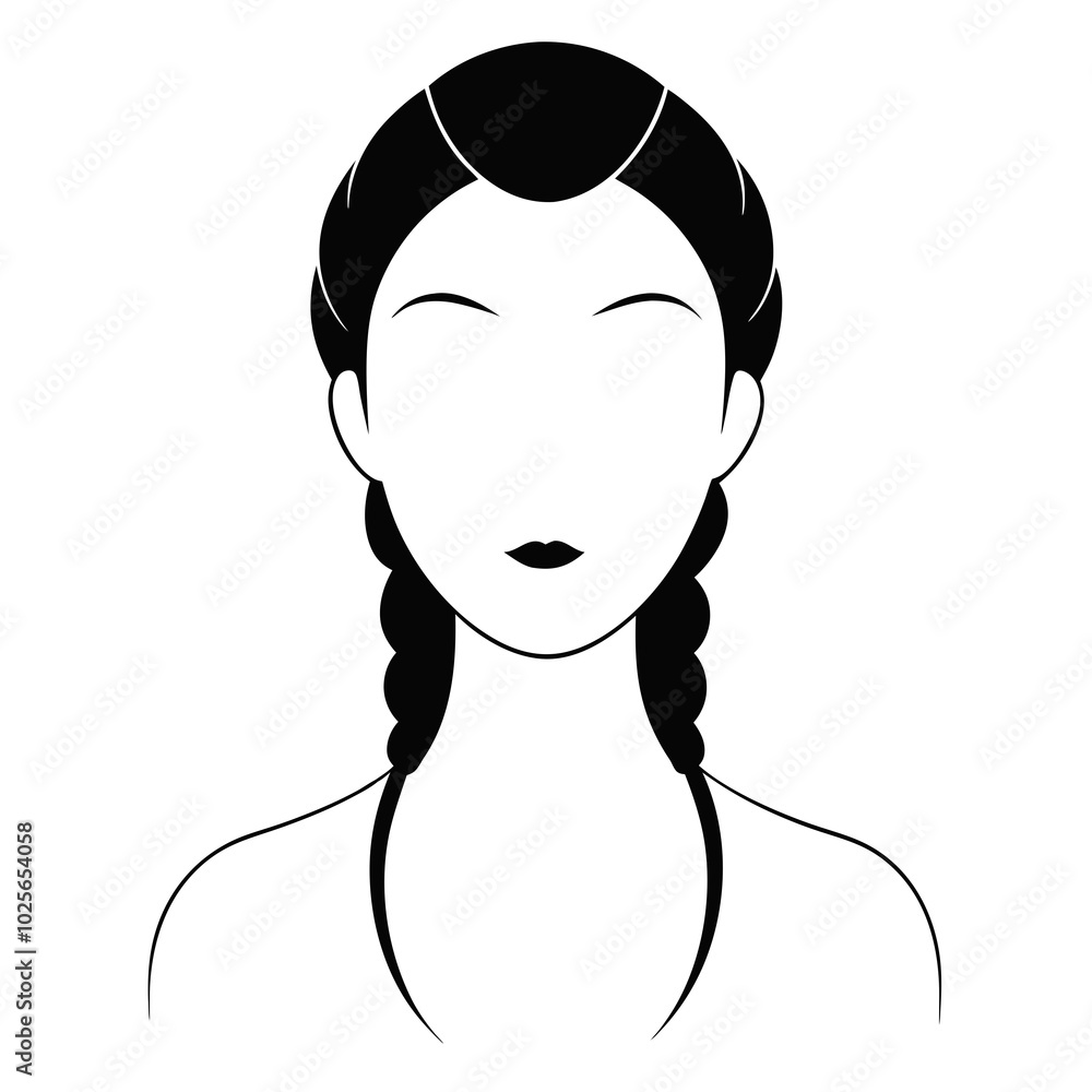 Trendy Hairstyle Evolution Icon Vector Artwork Illustration Design for Girls Fashion - Modern Haircuts & Styles Trendy Hairstyle Evolution Icon Vector Artwork Illustration Design for Girls Fashion - Modern Haircuts & Styles