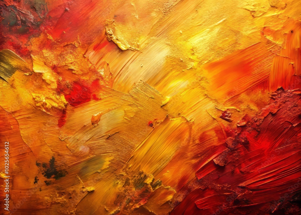 custom made wallpaper toronto digitalCandid Photography of Scarlet Sage and Golden Apricot Color Oil Paint Background for Artistic Inspiration