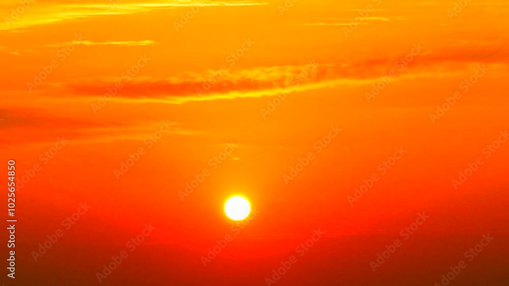 4K time lapse of sunrise with morning glow in natural landscape 4K time lapse of sunrise with morning glow in natural landscape