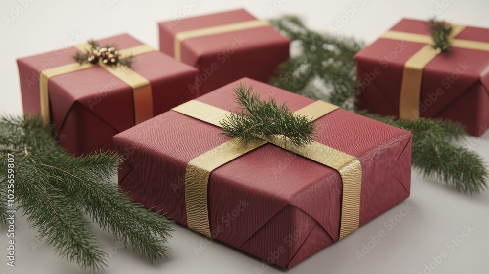The Festive Wrapped Gift Boxes The Festive Wrapped Gift Boxes