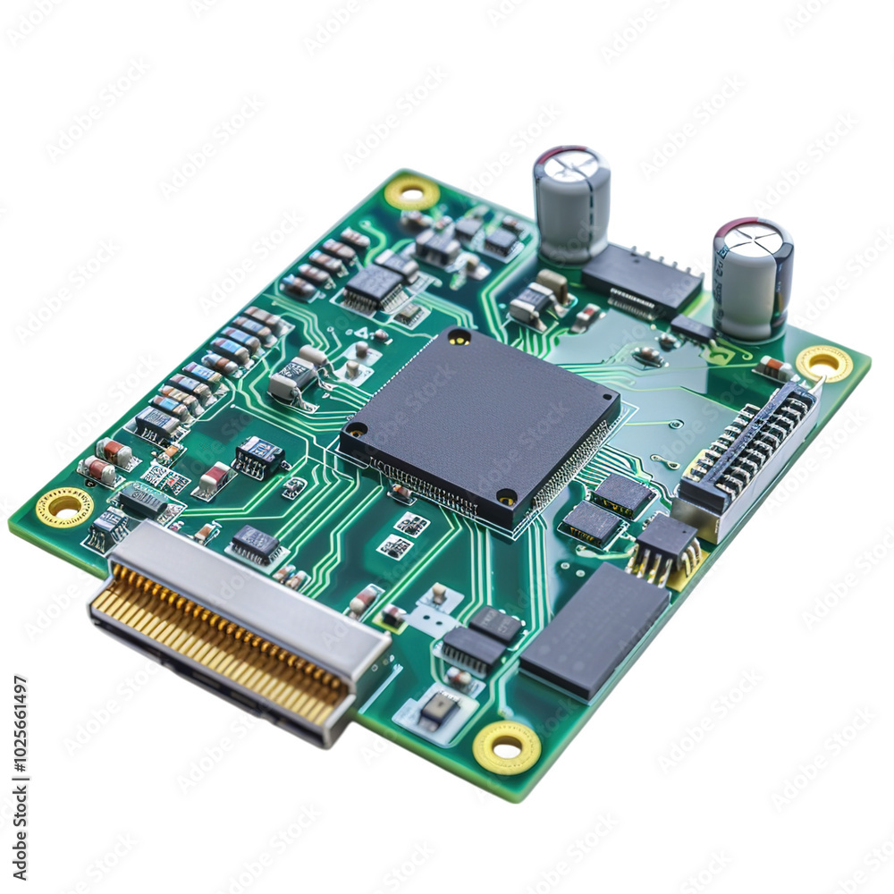 electronic circuit board with processor
