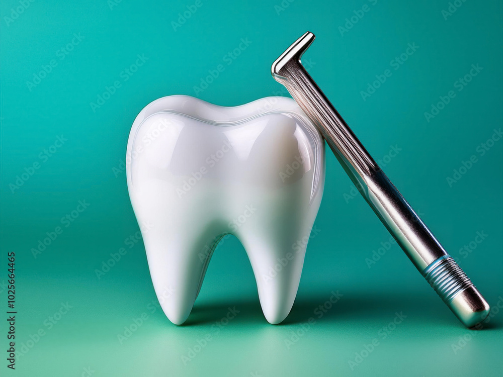 tooth and dental tools tooth and dental tools
