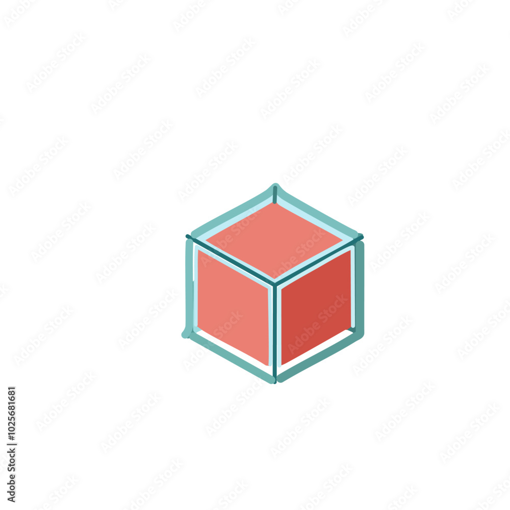 Isometric cube icon. #d cubes vector sign. Isometric cube icon. #d cubes vector sign.