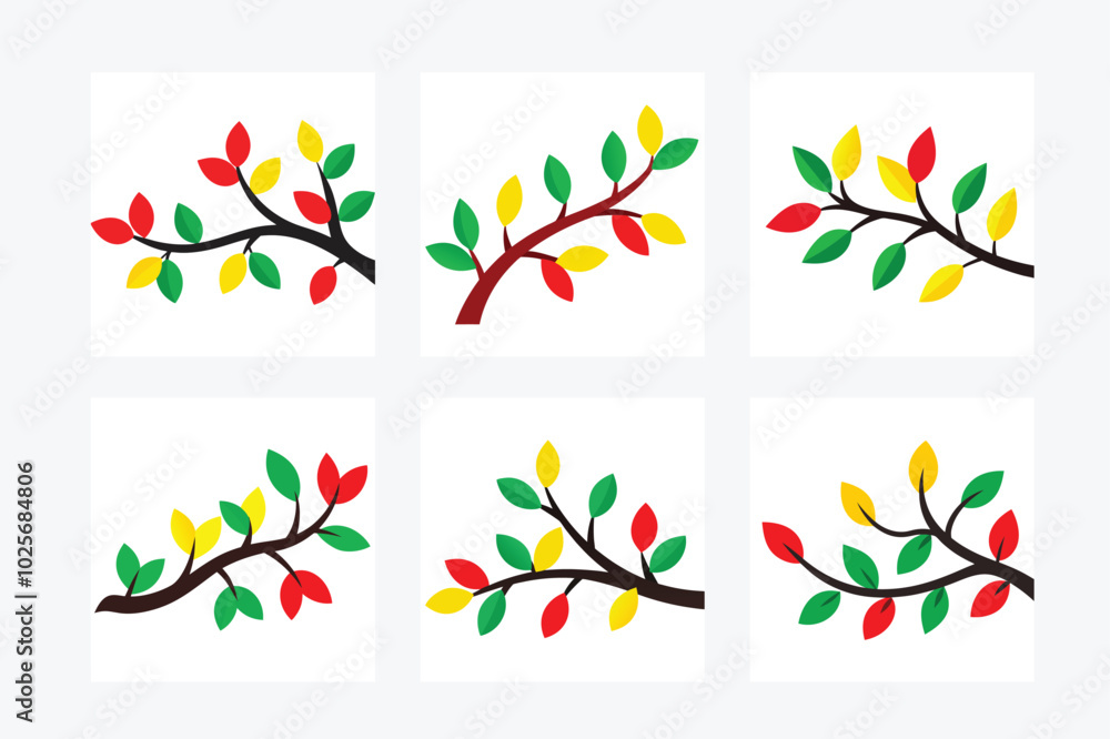 Tree Branches Silhouette Vector Art Illustration Design Image Set for Nature, Organic, and Outdoor Projects Tree Branches Silhouette Vector Art Illustration Design Image Set for Nature, Organic, and Outdoor Projects