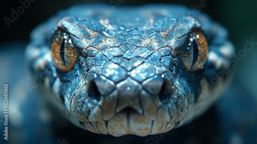 Close Up of a Snake's Head