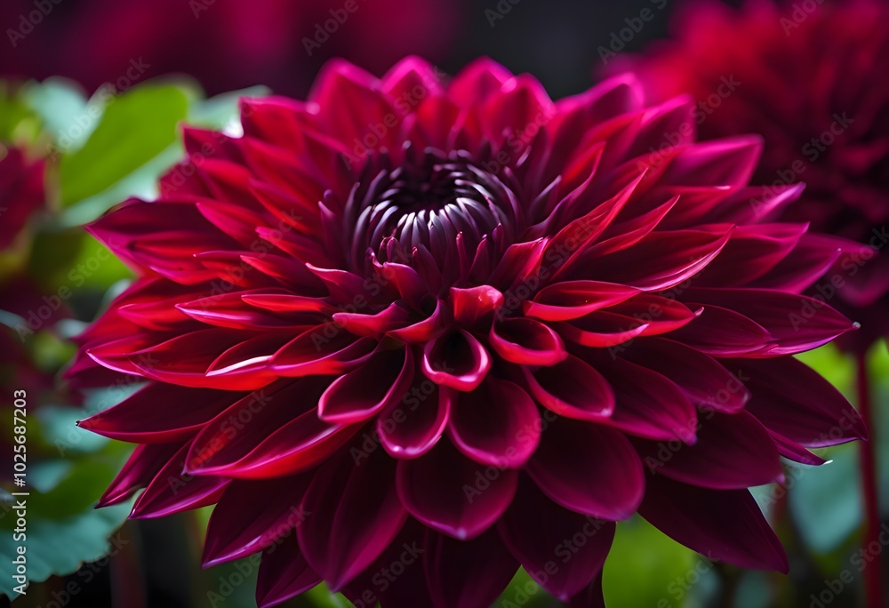red dahlia flower red dahlia flower