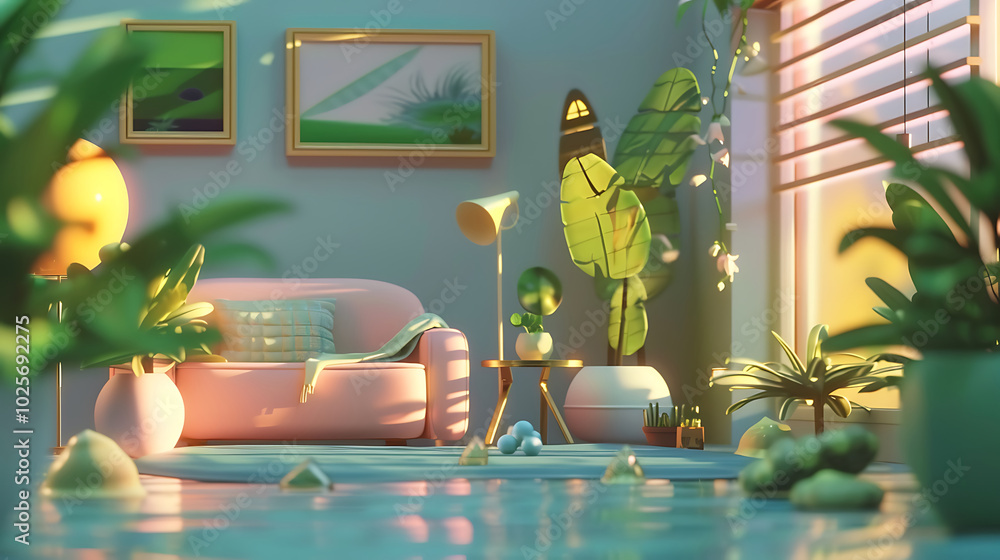 3d cartoon scene 3d cartoon scene