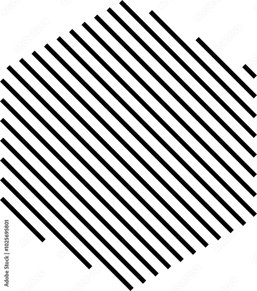 Hexagon striped object shape design element vector Hexagon striped object shape design element vector