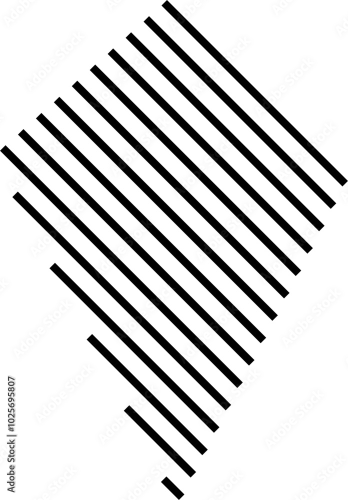 Kite striped object shape design element vector Kite striped object shape design element vector