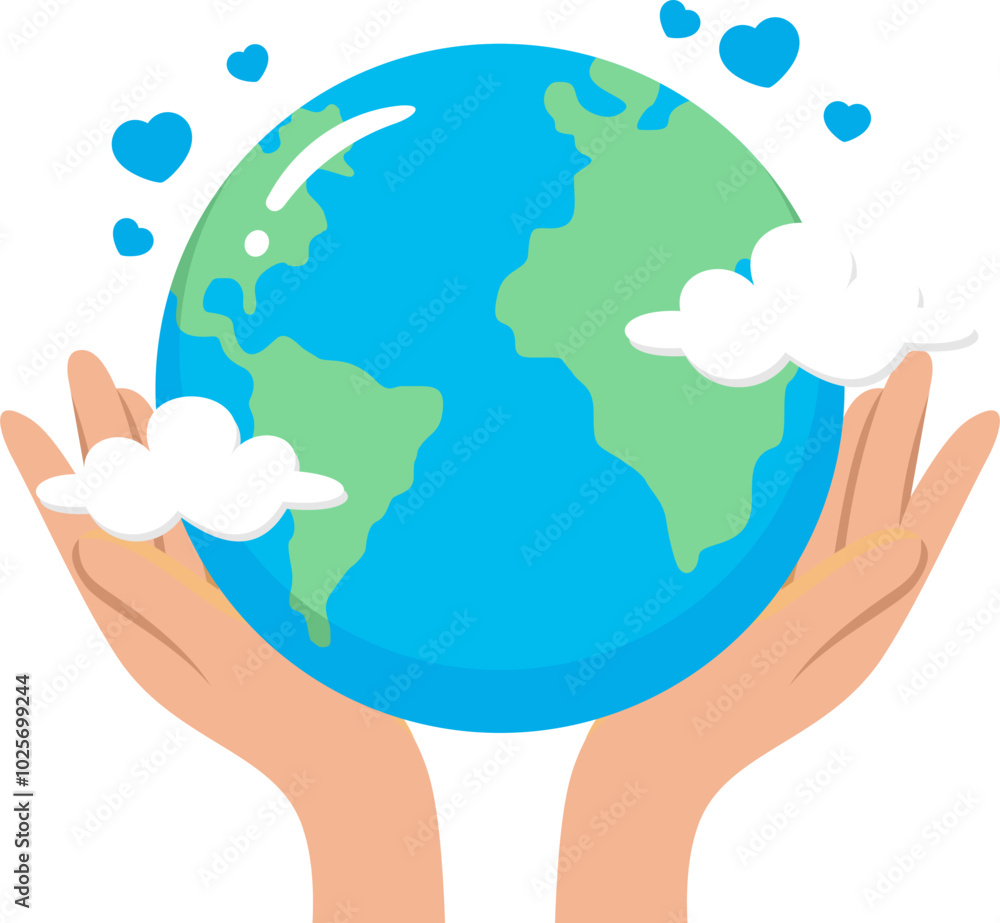 Fototapeta premium World Humanitarian Day Illustration