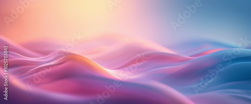 Wallpaper Mural Dreamy subtle and soothing the senses concept, Soft flowing colorful pastel waves, Wavy colorful backdrop Torontodigital.ca